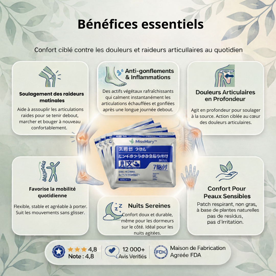 Patch anti-douleur japonais