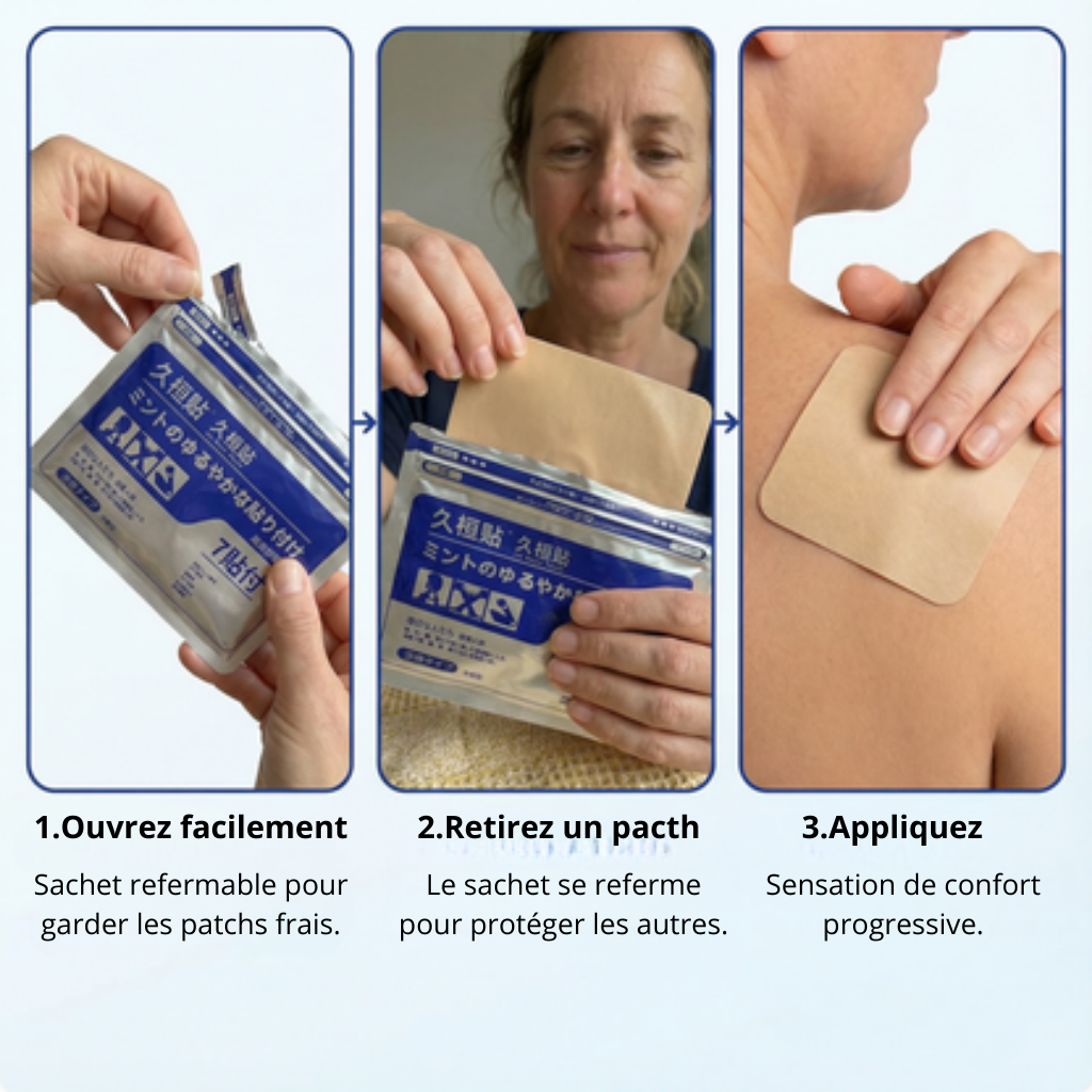 Patch anti-douleur japonais